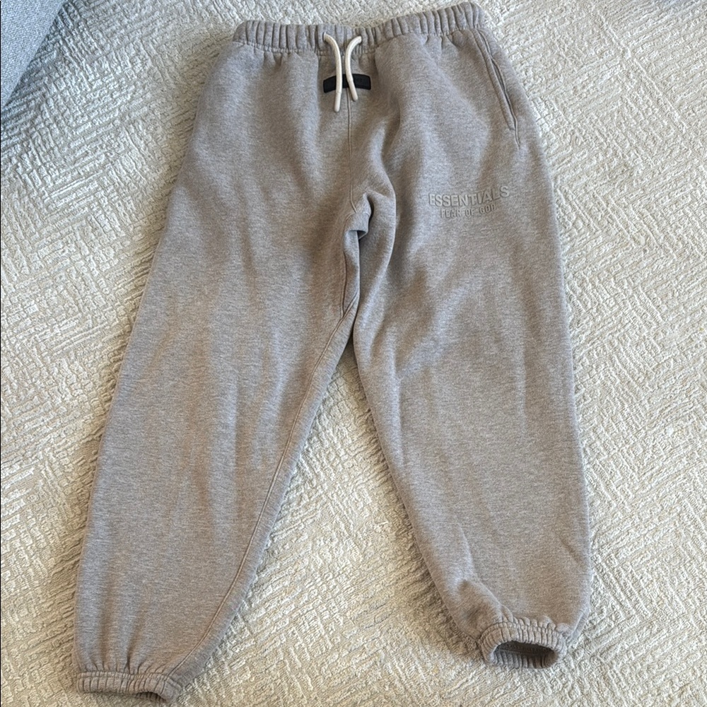 Essentials FEAR OF GOD Sweatpants with Elastic Waistband and Cuffs